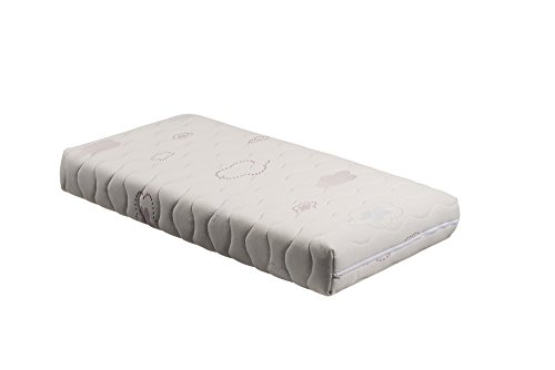 PIKOLIN, colchón Cuna HR con visco, firmeza y Confort Alto, Dos Caras, Oeko-Tex, 70x140, higiénico y Transpirable, Nube