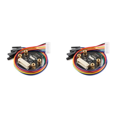 Giwnhvx 2 módulos de pantalla LCD IPS TFT a color de 1.28 pulgadas RGB LED pantalla redonda 240 x 240 GC9A01 Drive 4 cables interfaz SPI