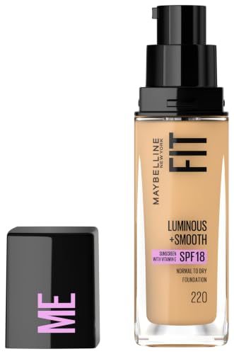 Maybelline New York Foundation verfeinert Poren, 220 Natural Beige, 30 ml – Ansicht 2