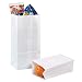 Extra Small White Paper Bags 3 x 2 x 6" party favors, Paper Lunch Bags, Grocery Bag, wedding favor bags, kraft bags, paper bags 100 per pack (White)
