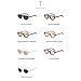 helena Fashion Cat Eye Sunglasses For Men Women Vintage Designer Punk Sunglasses Men's Unisex punk Rivet Eyewear UV400 (C2)