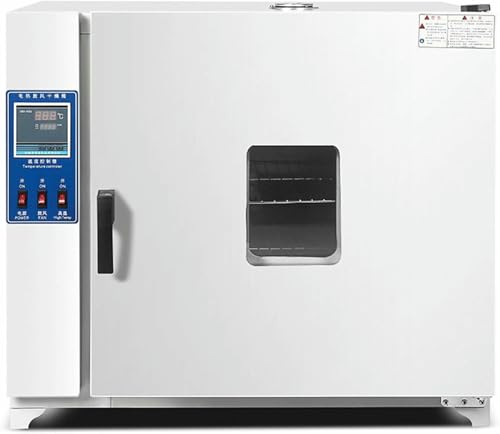 Horno de secado por aire forzado de convección de aire forzado de 2 capas con calefacción eléctrica y temperatura constante, caja incubadora termostática digital industrial de laboratorio, 10-300 °C