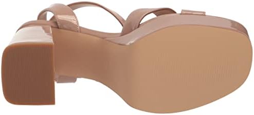 Nine West Women's JOYA Heeled Sandal, Barely Nude 110, 11 | Image 3