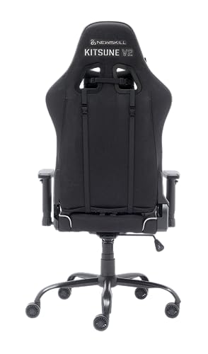Miniatura 6 de NEWSKILL KitsuneV2 - Silla Gaming ergonómica, Respaldo reclinable 180 Grados, reposabrazos 2D Ajustables, Cojines Lumbar y Cervical, Ruedas XL silenciosas, Tela Transpirable, Color Gris