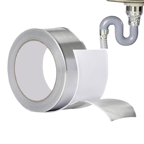Nastro metallico autoadesivo – Nastro di, adesivo in foglio | Soluzione per tubi forati, materiali metallici incrinati, sistemi di ventilazione e condizionatori domestici esposti