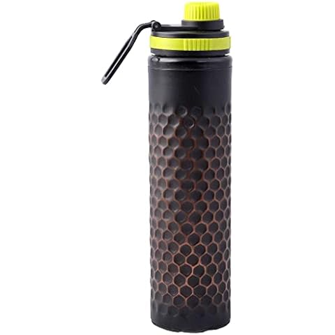 STAGLIFE Copper Water Bottles for Drinking Water for Men Women - Pure Copper Water Bottle Drinking Jug Tumbler - Copper Vessel Dispenser with Ayurveda Benefits for Sports Fitness Yoga - 33 Ounces Cover