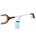 BirdRock Home Reacher Grabber Pick Up Tool - Lightweight Aluminum 32" Extra Long Reaching Aid - Best Articulating Head - Rotating Rubber Grip - Trash Pick Up, Disabled, Garden Nabber Arm Extension