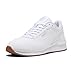 PUMA Mens St Runner V4 Leather Lace Up Sneakers Shoes Casual - White - Size 10.5 M