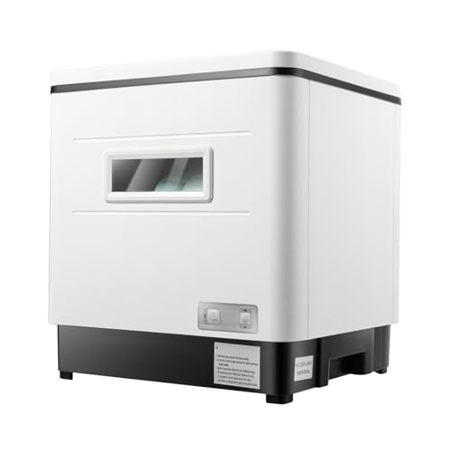 KEESUNG Edelstahl Geschirrspüler 800W, Tragbarer Kleine Spülmaschine Mini...