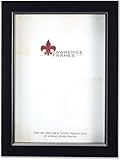 Lawrence Frames 795057 Black Wood Treasure Box Shadow Box Picture Frame, 5 by 7-Inch