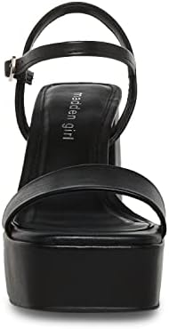 Madden Girl Women's Charro Heeled Sandal, Black Paris, 8.5 | Image 1