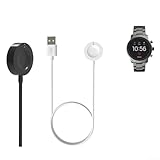 Beatanug Dock di ricarica wireless per smartwatch Fossil Gen 4 e Gen 5 - Caricatore magnetico per smartwatch con efficienza di ricarica rapida, spegnimento automatico (bianco)