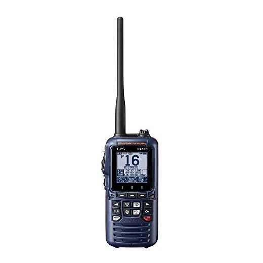 Standard Horizon HX890NB Floating 6 Watt Class H DSC Handheld VHF/GPS - Navy Blue