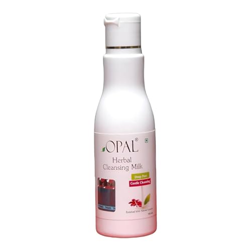 Opal Herbal Cleansing Milk Lotion | Enhanced With Naturals Extracts | Net Weight - 100 ml | (Pack of 1)