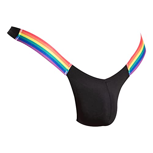 Daddy Underwear Men's Modern Thong, Nylon Blend, XLarge, White [1 Pack]