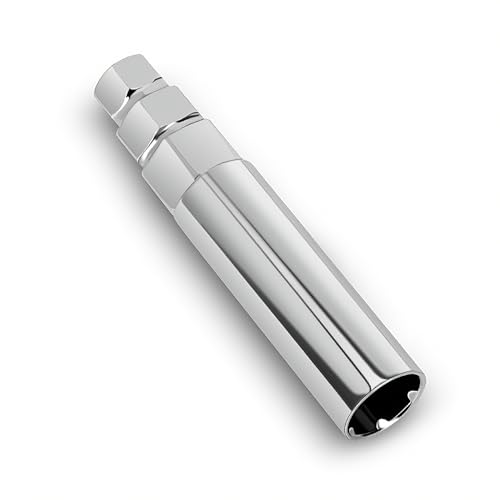 Image of Dynofit 6 Spline Spike Lug Nut Socket,1PC Chrome Socket Key,fit M12 1 /2 inch