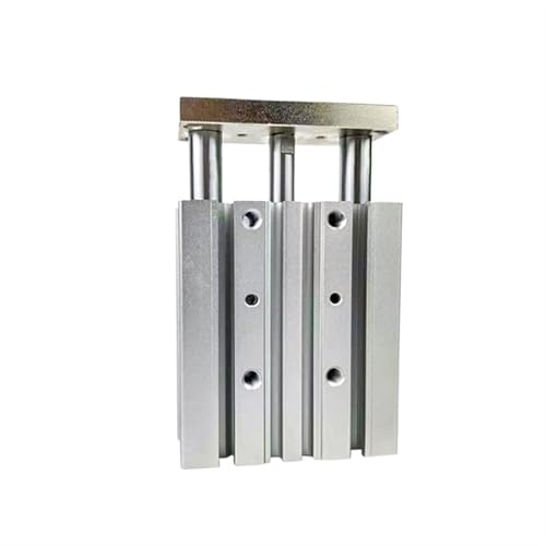 Cylindre pneumatique compact MGPM32 rigide avec plaque frontale et double guide - 2