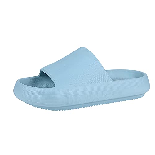 Shower Sandal Slippers Quick Drying Bathroom Slippers Gym Slippers Cushioned Extra Soft Sole Open Toe Massage House Slippers for Men Women