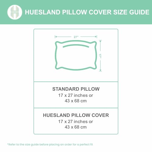 Ahmedabad Cotton Pillow Cover / Case Set (2 Pcs) - 18 x 27 inches