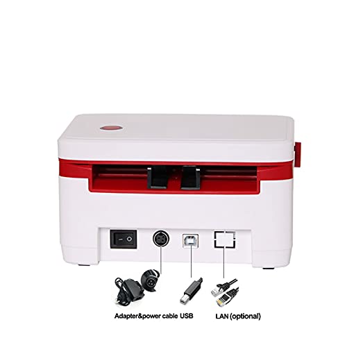 Image of Label Printer 4x6 Thermal Label Barcode Printer Commercial Direct Thermal Label Maker for Computer and Mobile Phone(USB)