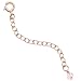 BENIQUE Necklace Bracelet Extenders for Women - Rose Gold Filled, Fully Adjustable Chain, Delicate Durable Strong Removable, Made in USA (RG2)