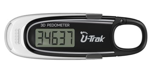 3D Pedometer with Carabiner Clip