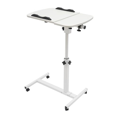 Base plegable ajustable para laptop con ruedas