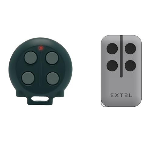 Extel ATEM 3 - Télécommande pour Portail et Porte de Garage - 4 Boutons Canaux - 433,92 MHz...