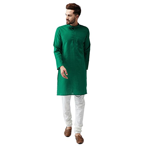 Image of SOJANYA (Since 1958, Men's Silk Blend Grey Kurta Pyjama & Silk Blend Jacket Combo