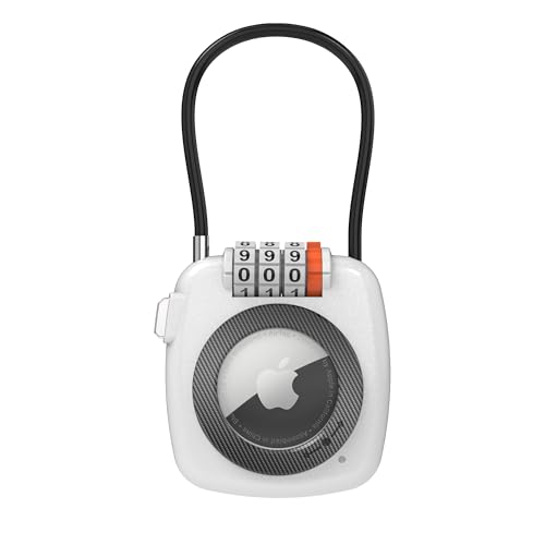 AirTag Holder with Lock for Luggage and Travel