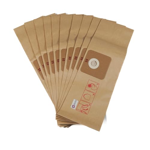 Distri+ - Sacs aspirateur Compatible avec ECOLAB FLOORMATIC BLUEVAC 11, Argos 142, Argos 1414, CLEANFIX S10, CLEANFIX S12.- La