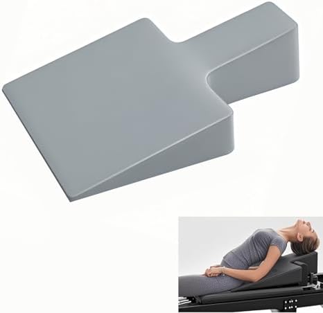 Large Upholstered Pilates Wedge - Workout Cushion for Reformer & Floor Exercises, Non-Slip Yoga Pilates Accessories for Home Gym, Studio or Physical Therapy