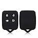 Produktbild kwmobile Autoschlüssel Hülle kompatibel mit Ford 4-Tasten Funk Autoschlüssel - Silikon Schutzhülle Schlüsselhülle Cover in Schwarz