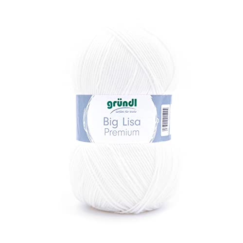 Gründl Big Lisa Premium, 250 g, 665 m Weiß Weiß
