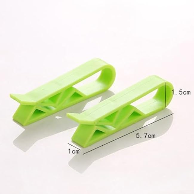 Trash Can Bag Clips For Kitchen, Plastic Bin Bag Holders With Non-Slip Notch Design To Keep Garbage Bags In Place, Lightweight And Sturdy Clamps, 4 Pack Or 10 Pack Options(4Pcs,Green)