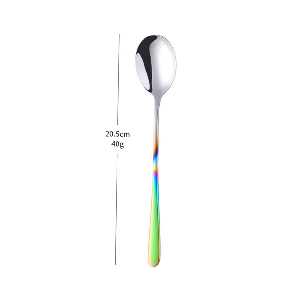 COLLBATH 3pcs Serving Spoon Long Handle Spoon Table Spoons Coffee Mixing Spoons Cocktail Stirrers Spoon Buffet Serving Utensils Stirring Spoon Stainless Stirrers Spoons Beverage Serveware