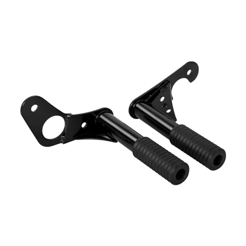 Barre de protection noire pour moteur de moto au design épuré et robuste