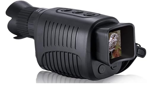 LBNVBC Dispositivo monocular de visión Nocturna 1080P HD Infrarrojos 5X Zoom Digital telescopio de al Aire Libre día Noche Doble Uso 100% Oscuridad 300m