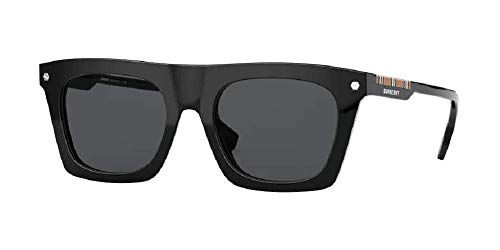 BE4318 Camron 300187 51MM Black/Grey Rectangle Sunglasses for Men + FREE Complimentary Eyewear Kit