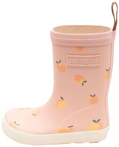 Bottes de pluie en caoutchouc bisgaard pour pieds nus pop pêche taille 29