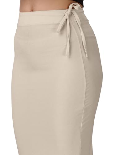 Image of Mehrang Microfiber Saree Shapewear Petticoat for Women, Cotton Blended Shape Wear Dress for Saree