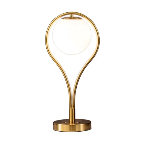 Lampe de nuit moderne en boule de verre pour bureau et chambre