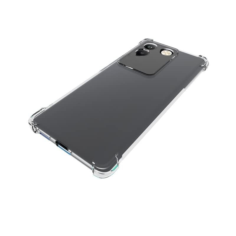 Image of for vivo T2 Pro Case,vivo T2 Pro Phone Case Clear Transparent Reinforced Corners TPU Shock-Absorption Flexible Cell Phone Cover for vivo T2 Pro - Transparent