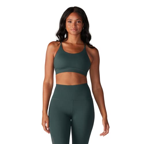 Tavi Damen Tavi BH | leichte bis mittlere Unterstützung | verstellbare Träger & Körbchen | Sport-BH für Studioaktivitäten mit geringer Belastung, Waldwaffel, X-Large Cover