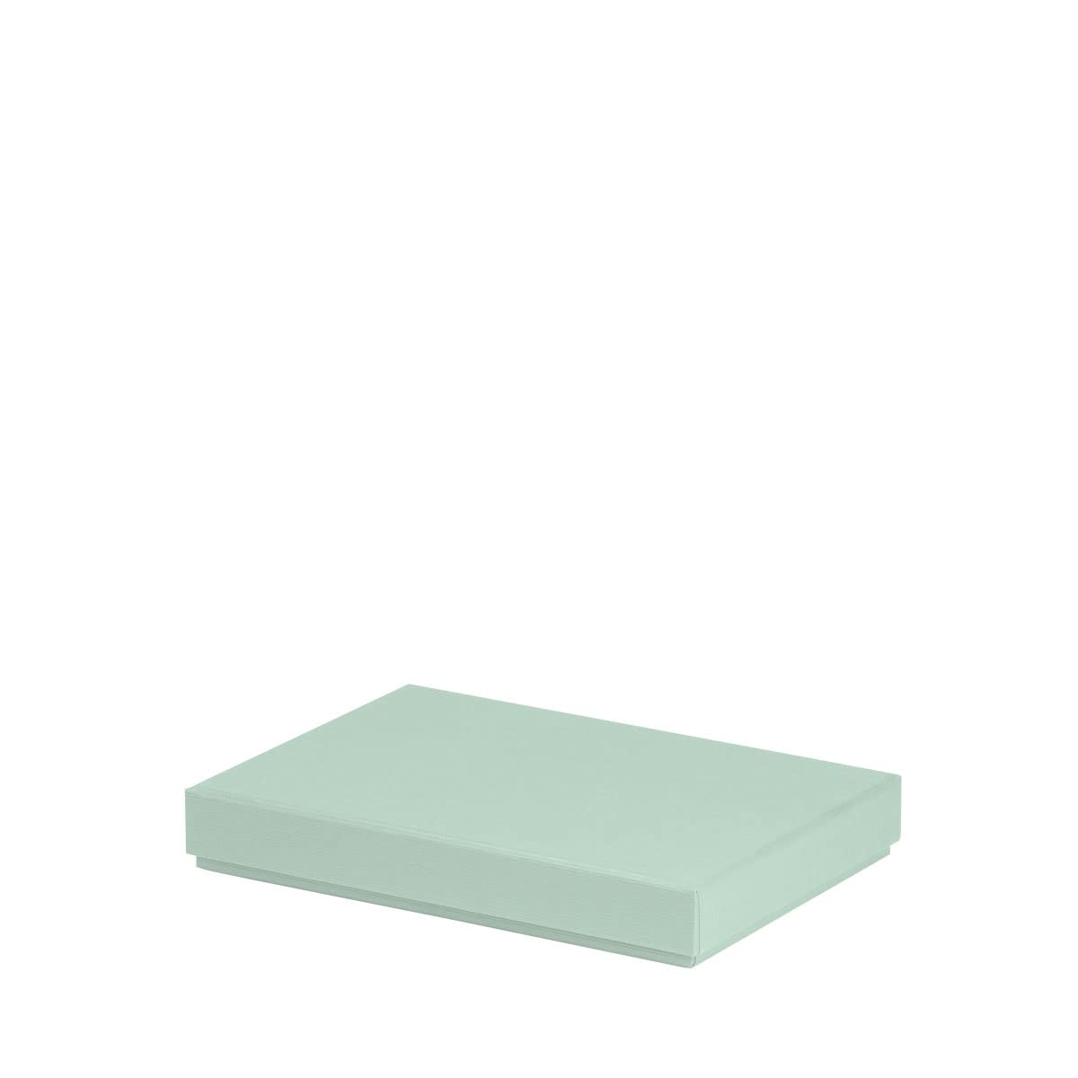 Rssler Boxline 13521453651 Cardboard Box Rectangular Suitable for DIN A5, Mint, Pack of 1