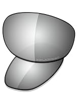 Saucer Premium Ersatzgläser für Oakley Sliver Stealth Low Bridge Fit OO9409 Sonnenbrille, Hohe Verteidigung – verchromtes Metall, polarisiert, Einheitsgröße – Ansicht 1