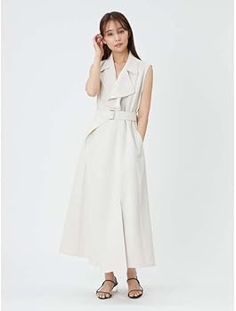 Amazon.co.jp: アシメラペルテーラードワンピース : ファッション