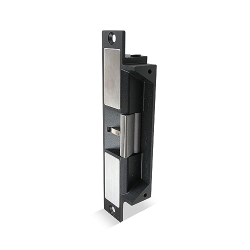 GEM GK700 Monitored Reversible Electric Door Release, Electric Strike Lock, Fail Safe/Fail Secure 12-24V with Dual Monitored Lock Suitable for Metal or Wooden Door Frames