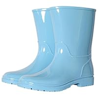 A2Z 4 Kids Boys Girls Wellington Boots PVC Waterproof Rain Boots - Wellies 589 Aqua 2 UK