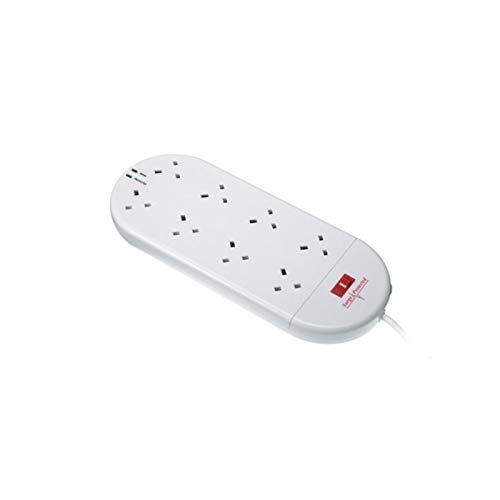 Timeguard SPS8G 8-Way Surge Protected Switched Socket Strip